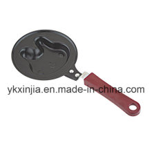 Utensilios de cocina de acero al carbono forma de conejo Mini Cake Pan Cookware